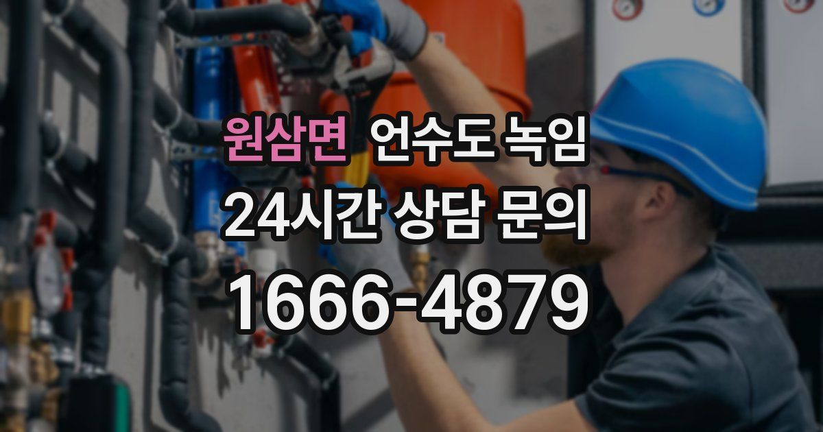 원삼면 언수도 녹임