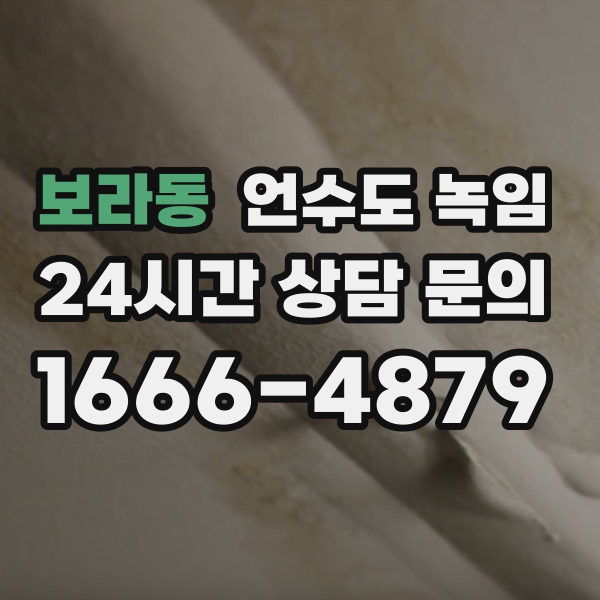 보라동 언수도 녹임