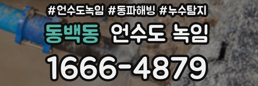 동백동 언수도 녹임