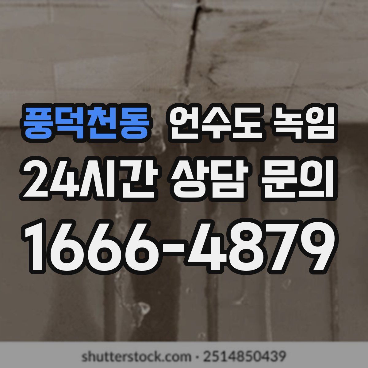 풍덕천동 언수도 녹임