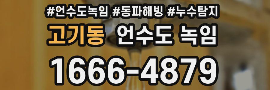 고기동 언수도 녹임