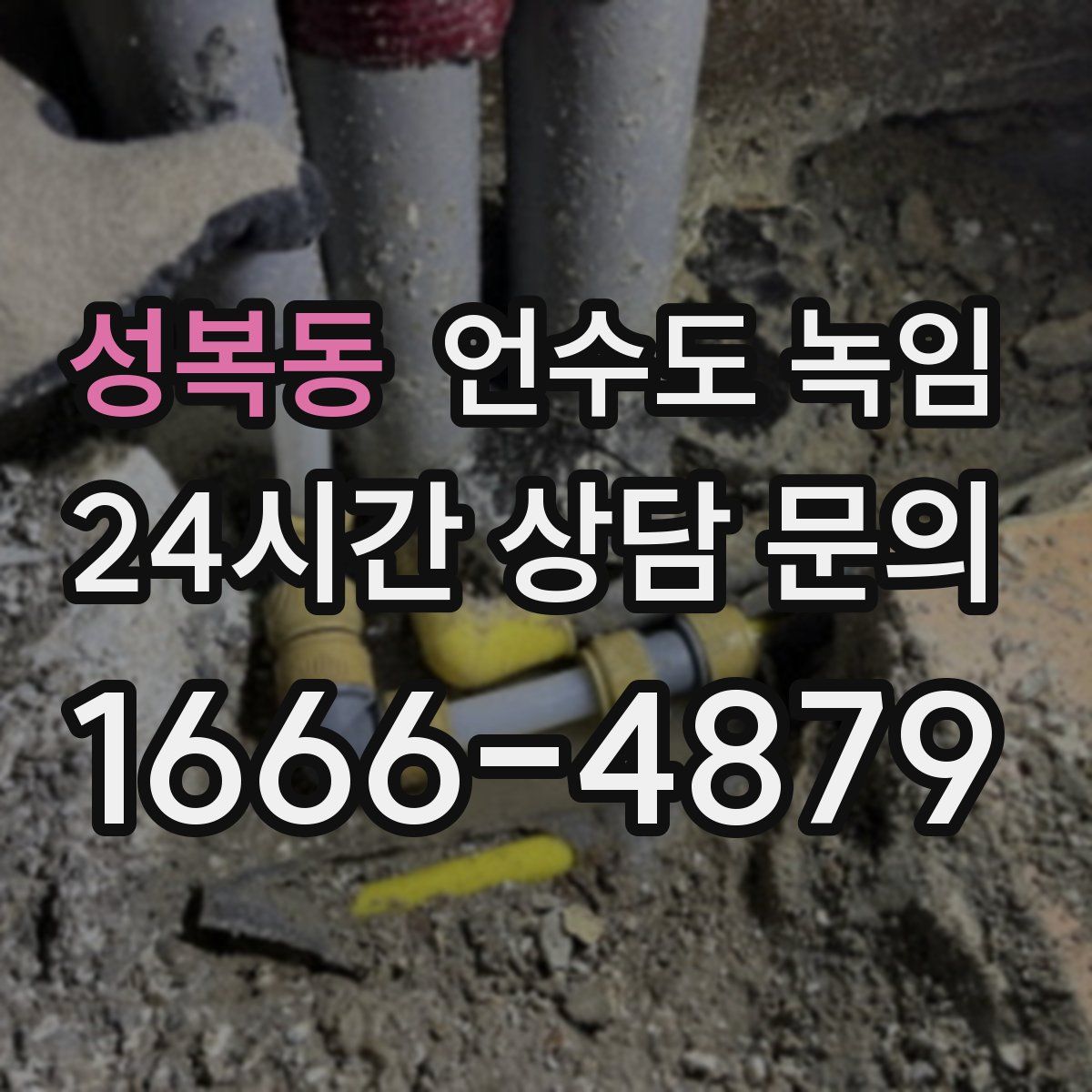 성복동 언수도 녹임