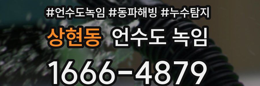 상현동 언수도 녹임