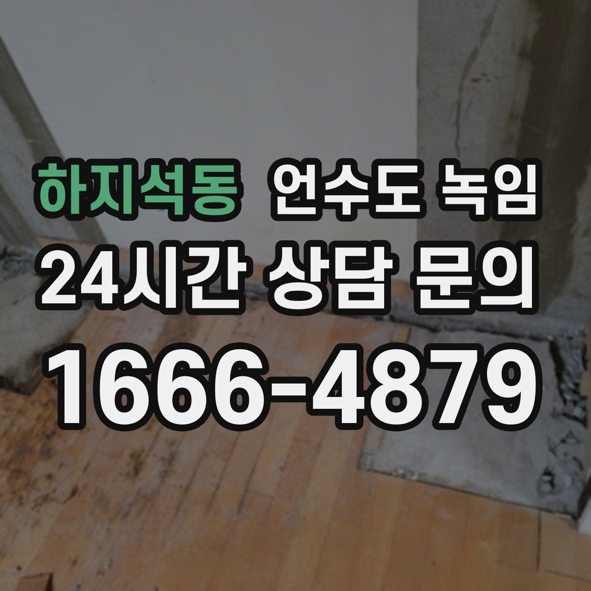 하지석동 언수도 녹임