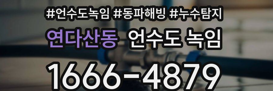 연다산동 언수도 녹임