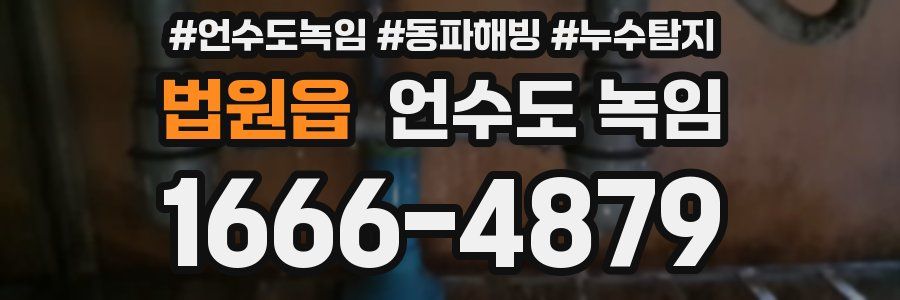 법원읍 언수도 녹임