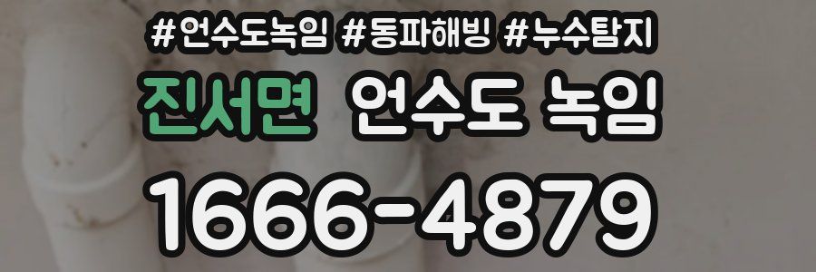 진서면 언수도 녹임