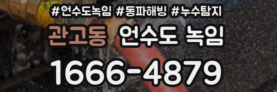 관고동 언수도 녹임