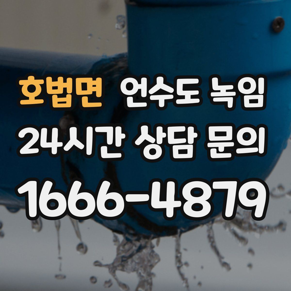 호법면 언수도 녹임