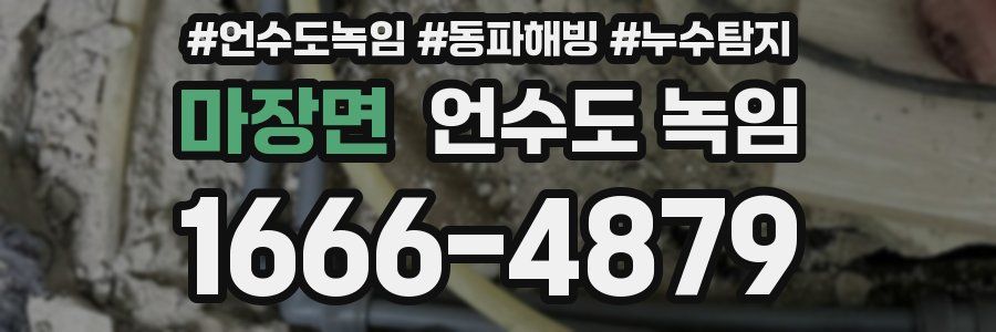 마장면 언수도 녹임