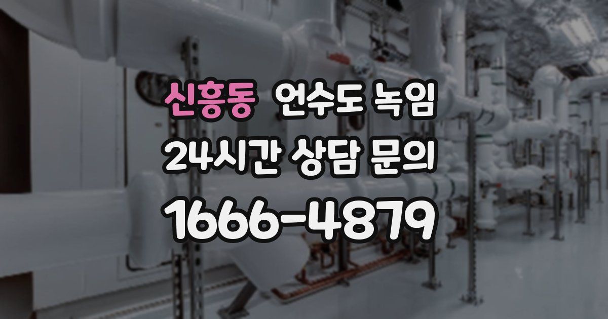 신흥동 언수도 녹임