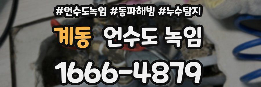 계동 언수도 녹임