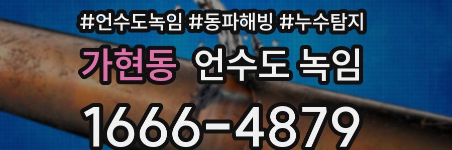 가현동 언수도 녹임