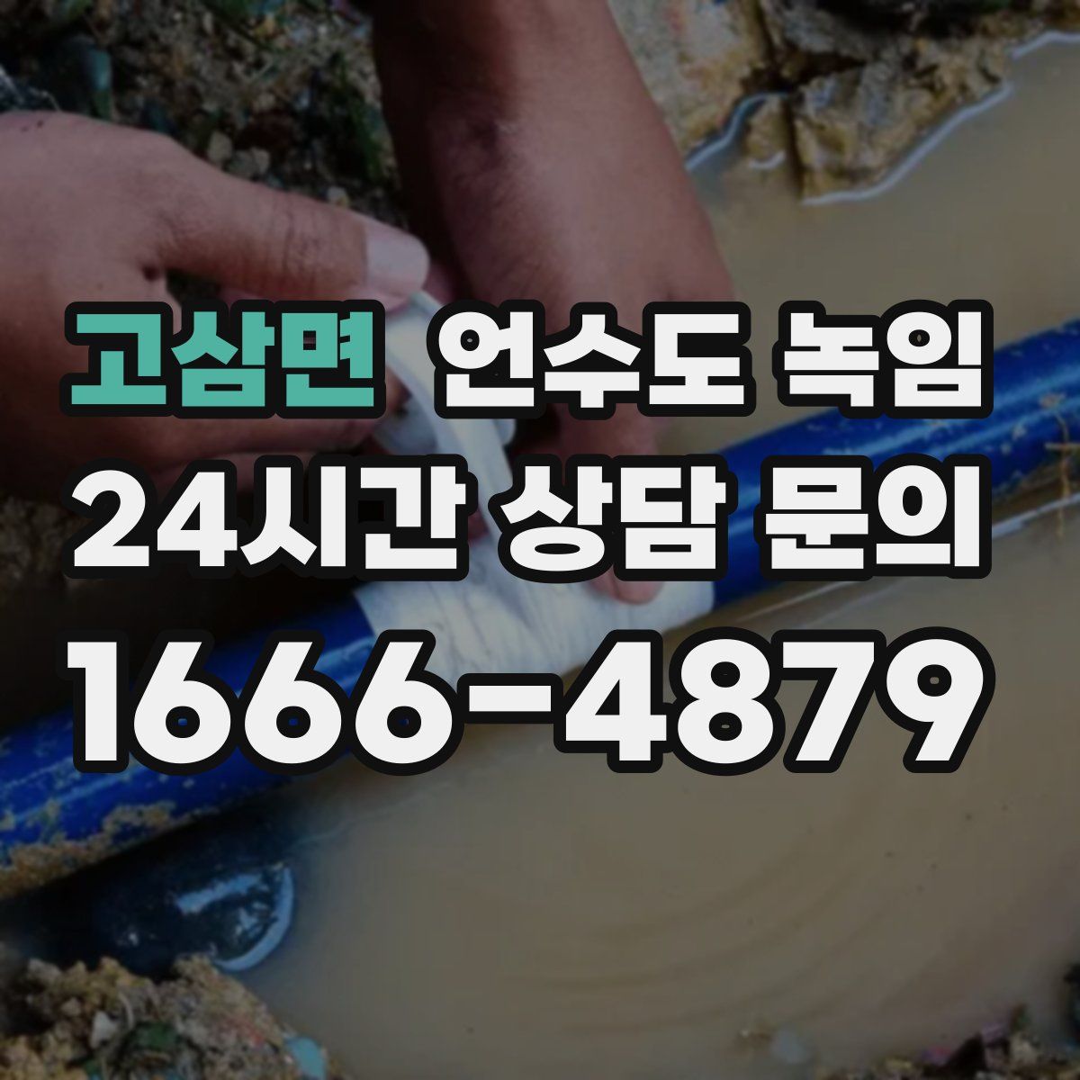 고삼면 언수도 녹임