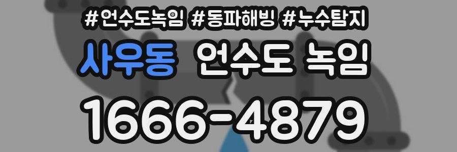 사우동 언수도 녹임