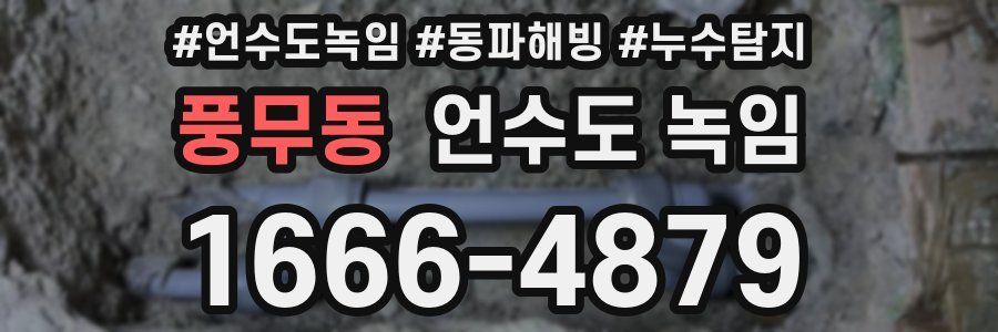 풍무동 언수도 녹임