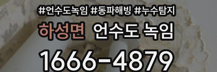 하성면 언수도 녹임