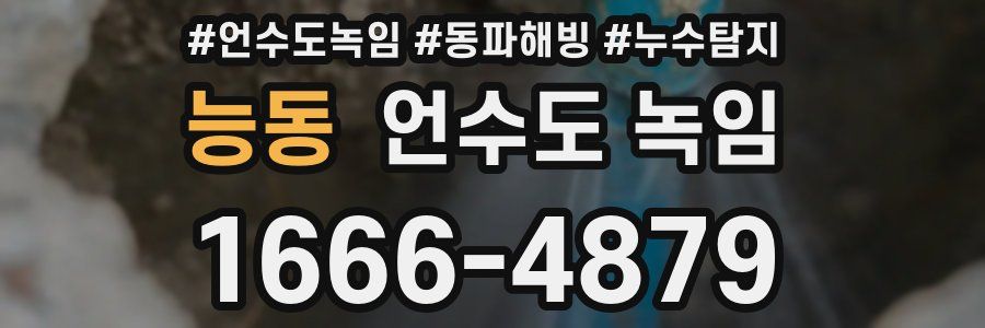 능동 언수도 녹임
