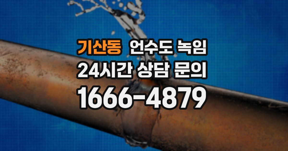 기산동 언수도 녹임