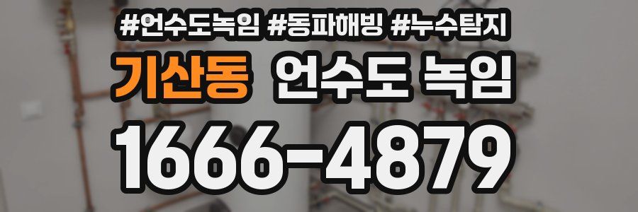 기산동 언수도 녹임