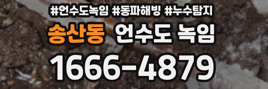 송산동 언수도 녹임