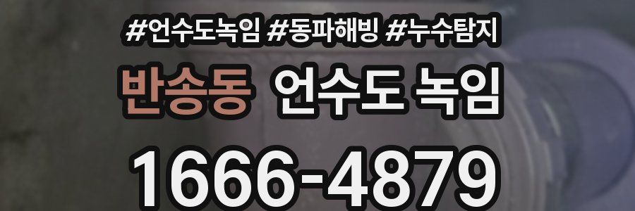 반송동 언수도 녹임