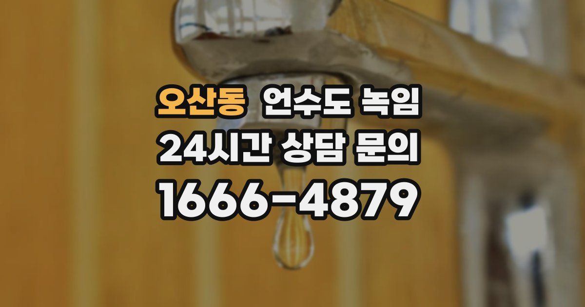 오산동 언수도 녹임