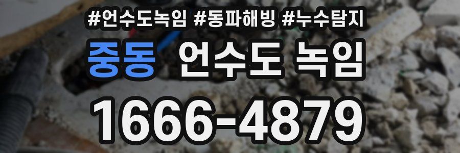 중동 언수도 녹임