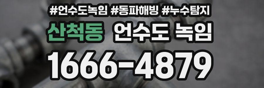 산척동 언수도 녹임