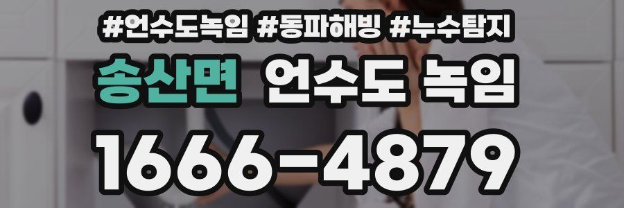 송산면 언수도 녹임