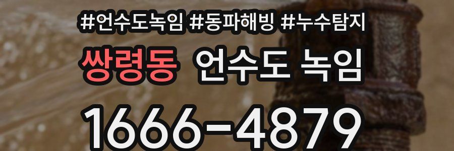 쌍령동 언수도 녹임