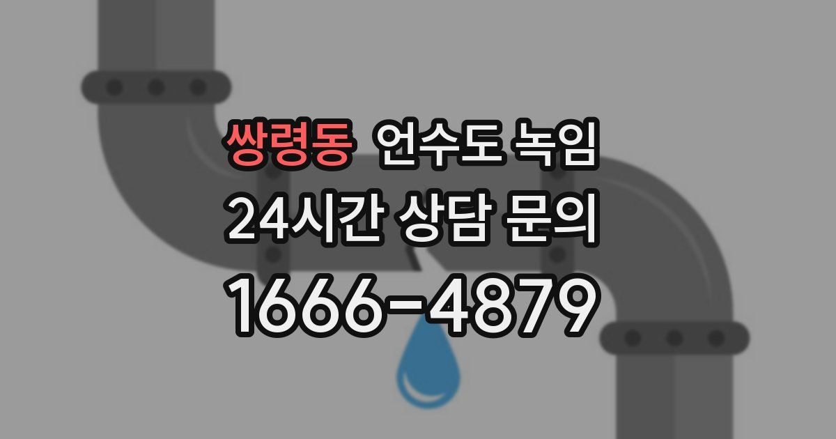 쌍령동 언수도 녹임