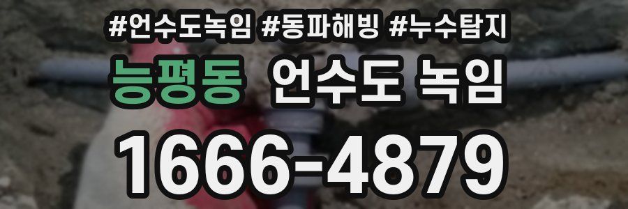 능평동 언수도 녹임