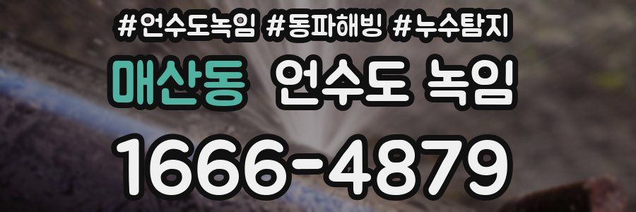 매산동 언수도 녹임