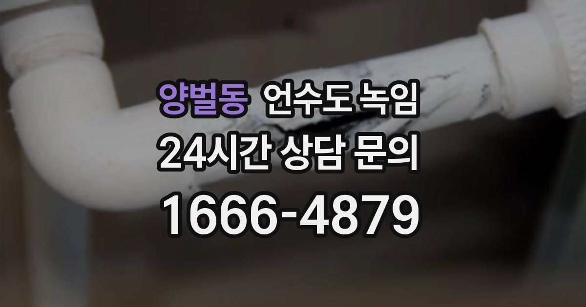 양벌동 언수도 녹임