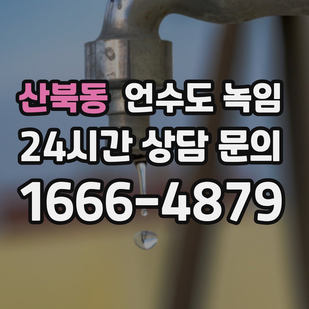 산북동 언수도 녹임