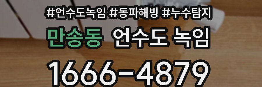 만송동 언수도 녹임