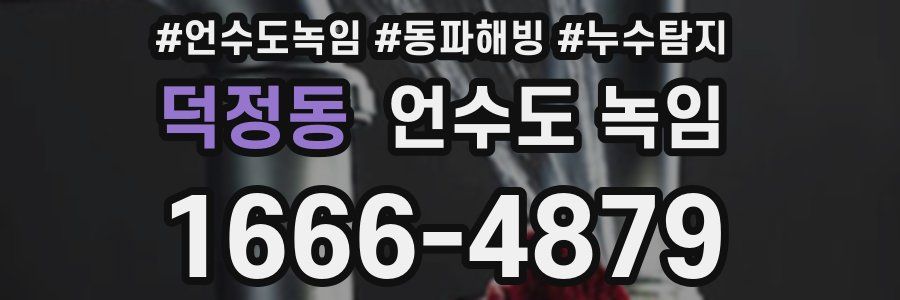 덕정동 언수도 녹임