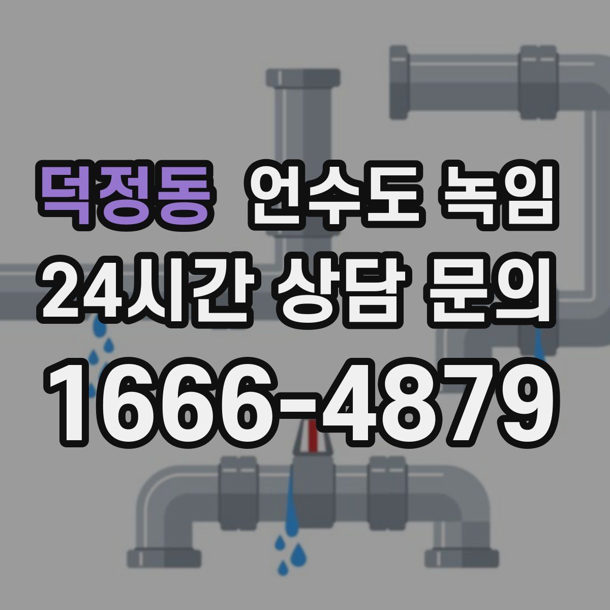 덕정동 언수도 녹임