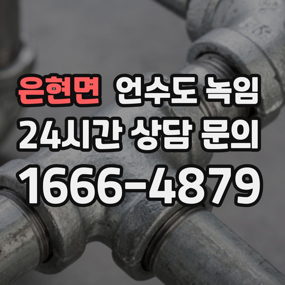 은현면 언수도 녹임