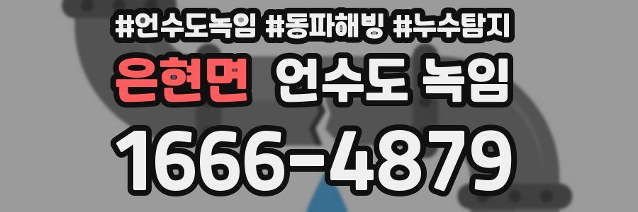 은현면 언수도 녹임