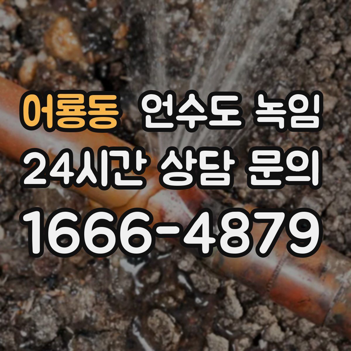 어룡동 언수도 녹임