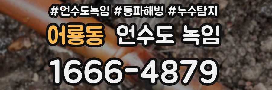 어룡동 언수도 녹임