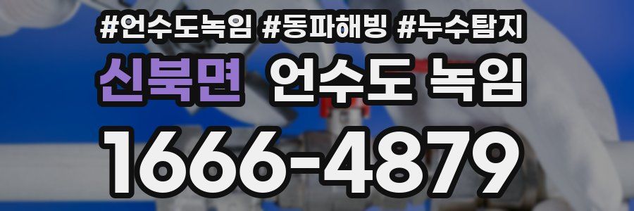 신북면 언수도 녹임