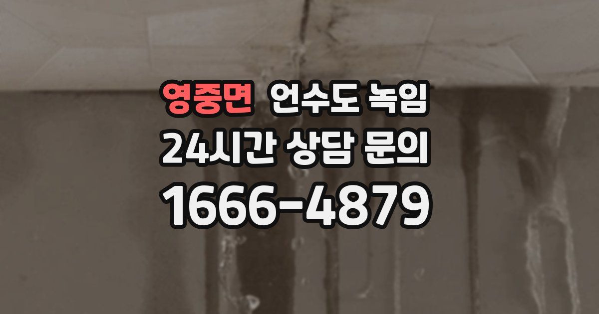 영중면 언수도 녹임