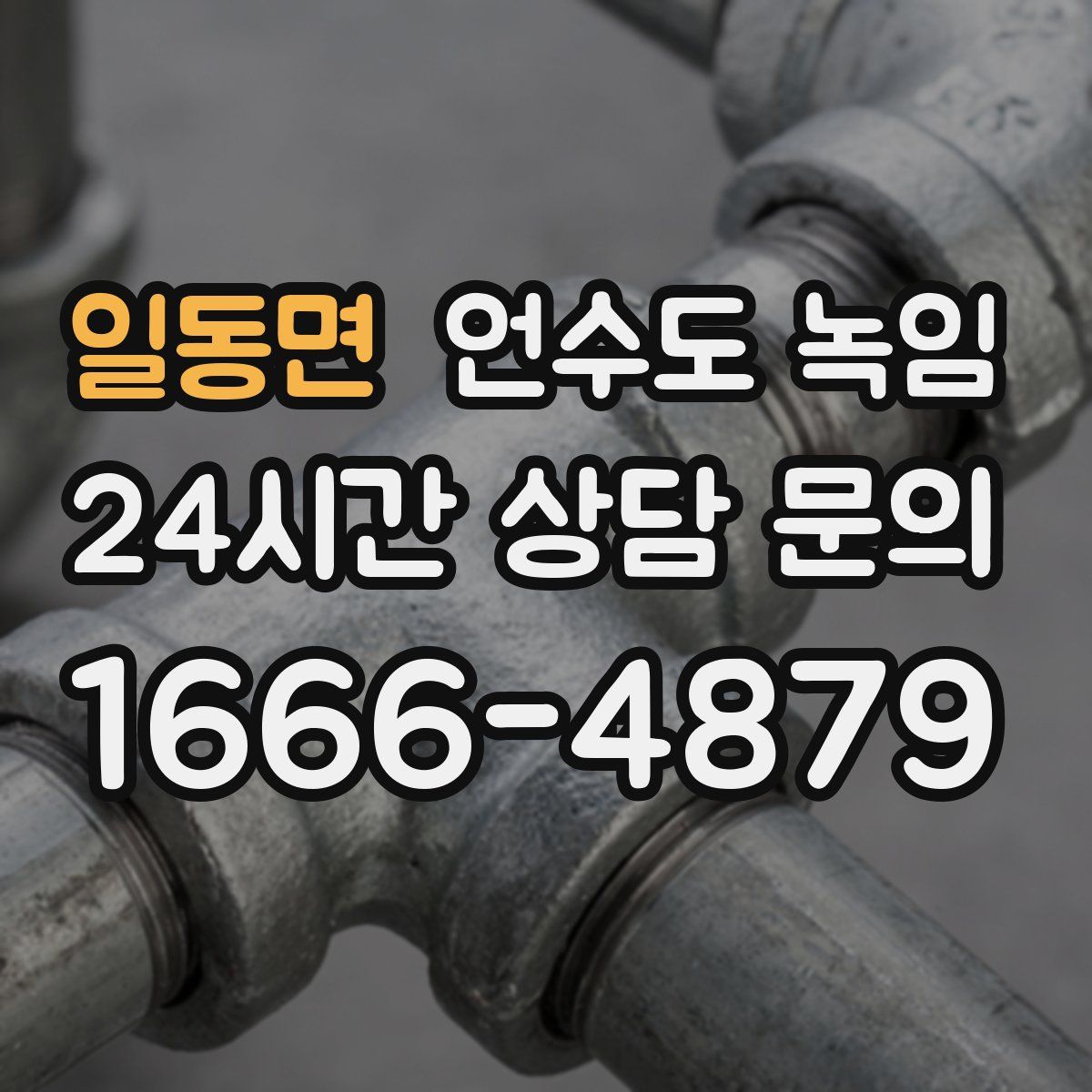 일동면 언수도 녹임