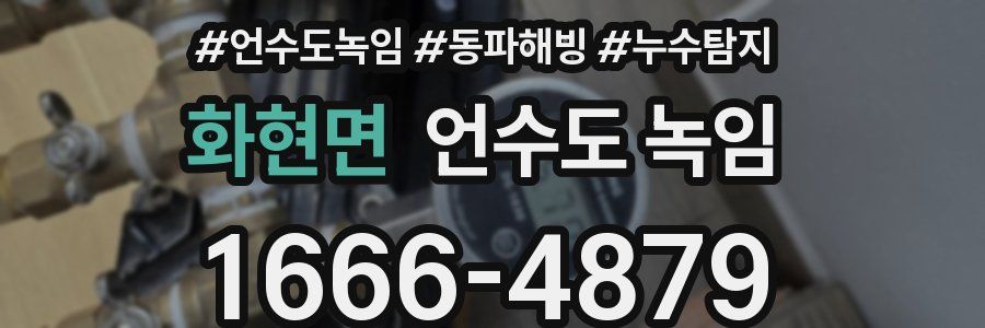 화현면 언수도 녹임