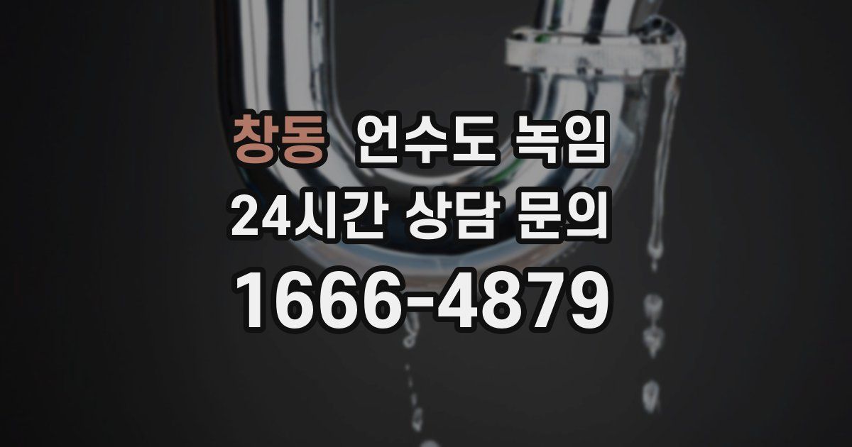 창동 언수도 녹임
