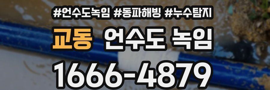 교동 언수도 녹임