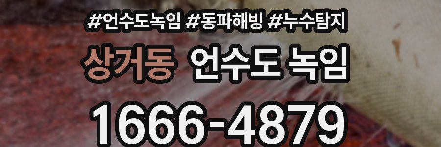 상거동 언수도 녹임